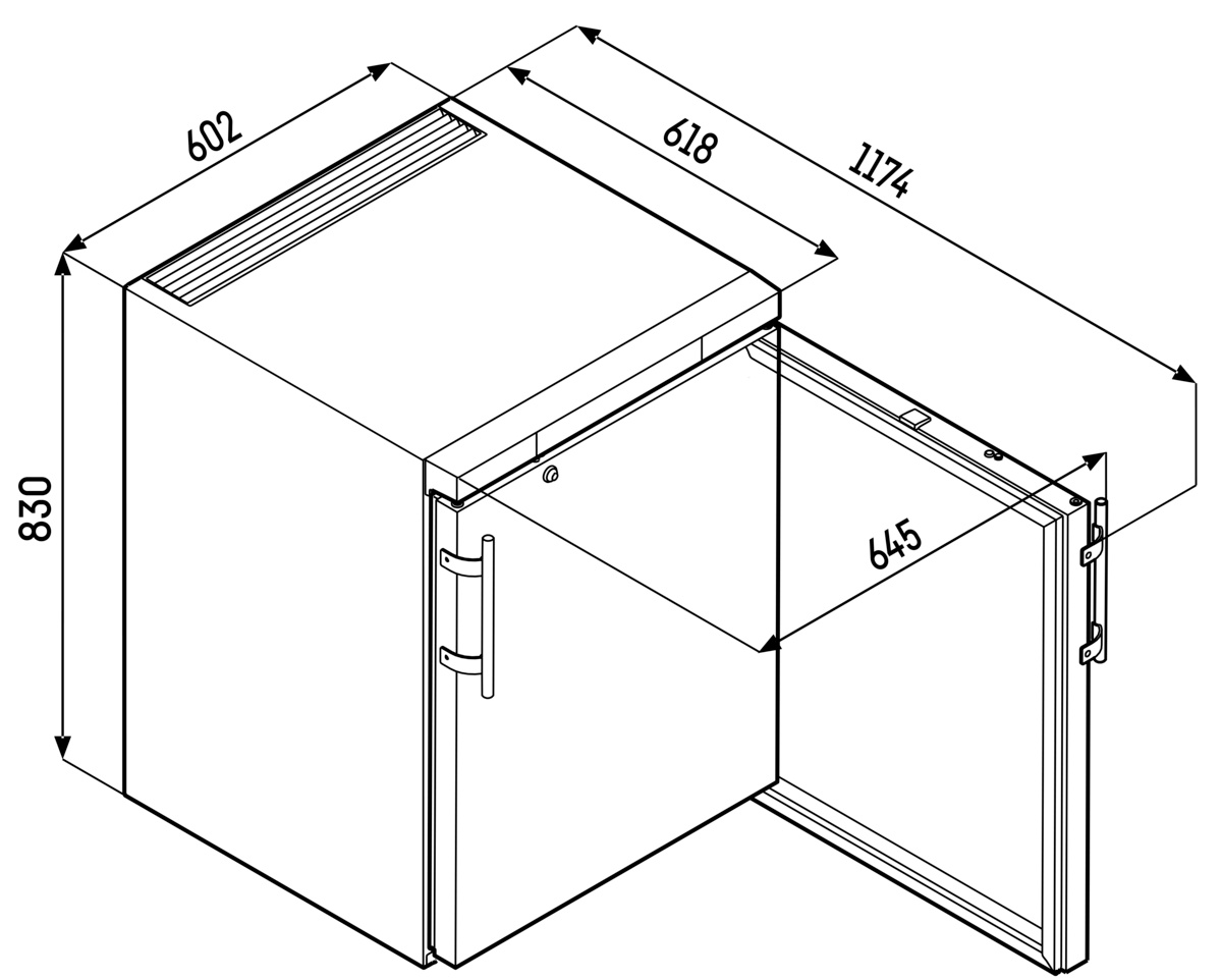 Liebherr GGU 1550 Premium Unterbaufähiger Gefrierschrank mit statischer Kühlung – Bild 5