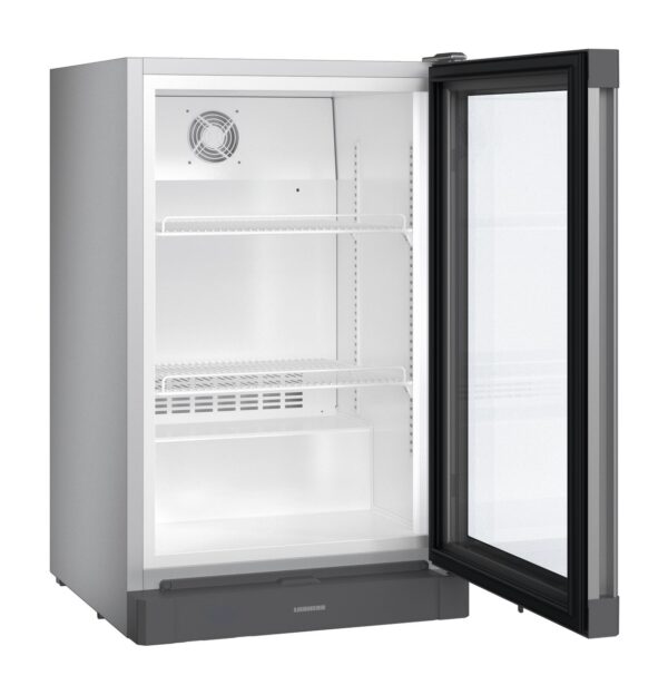 Liebherr BCv 1103 Getränkekühlschrank mit Glastür und LED Silver