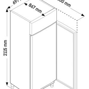Liebherr BFPSvh 6501 Perfection Bäckereigefrierschrank mit Umluftkühlung – Bild 5