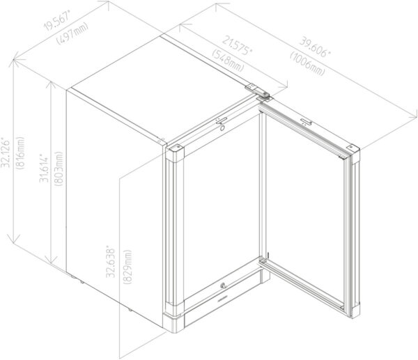 Liebherr Fv 913 Premium Gefrierschrank mit Umluftkühlung und Glastür
