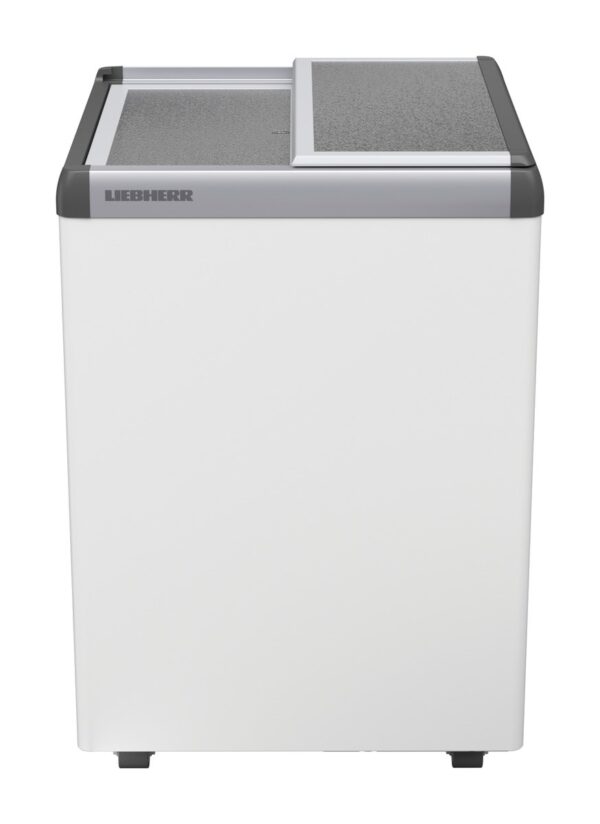 Liebherr EFE 1500 Eiscreme-Gefriertruhe mit Aluminium-Schiebedeckel und Lenkrollen