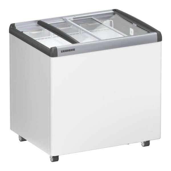 Liebherr EFE 2252 Eiscreme-Gefriertruhe mit Glasschiebedeckel und Lenkrollen