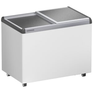 Liebherr EFE 3000 Eiscreme-Gefriertruhe mit Aluminium-Schiebedeckel und Lenkrollen – Bild 2