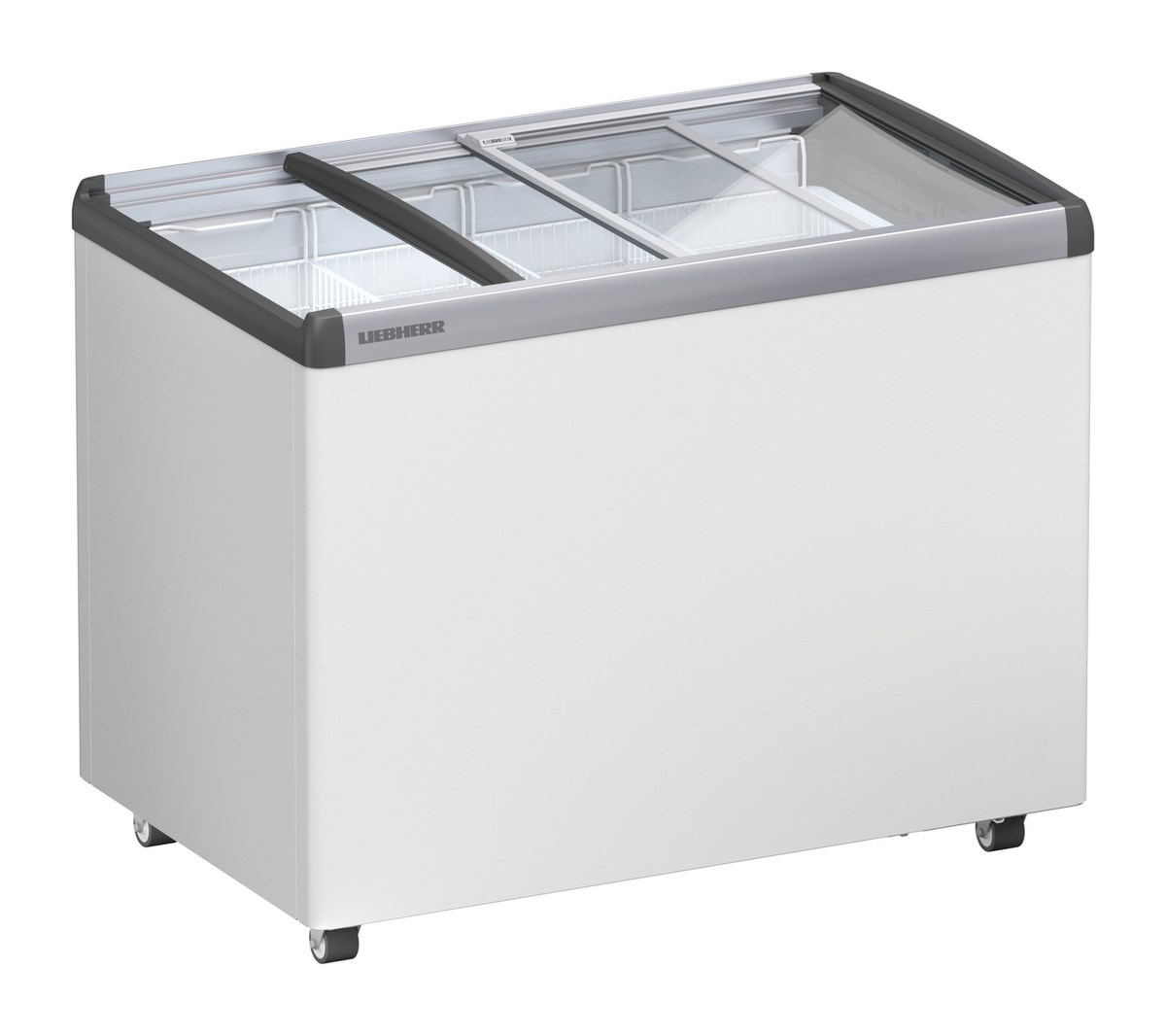 Liebherr EFE 3052 Eiscreme-Gefriertruhe mit Glasschiebedeckel und Lenkrollen – Bild 1