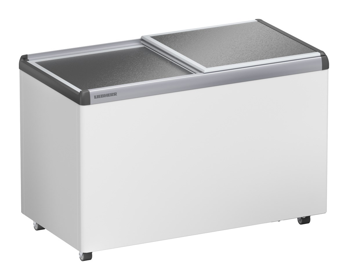 Liebherr EFE 3800 Eiscreme-Gefriertruhe mit Aluminium-Schiebedeckel und Lenkrollen – Bild 2