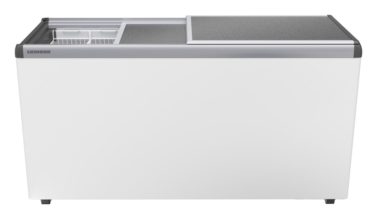 Liebherr EFE 5100 Eiscreme-Gefriertruhe mit Aluminium-Schiebedeckel und Lenkrollen – Bild 2