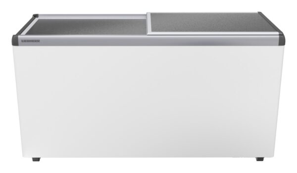 Liebherr EFE 5100 Eiscreme-Gefriertruhe mit Aluminium-Schiebedeckel und Lenkrollen