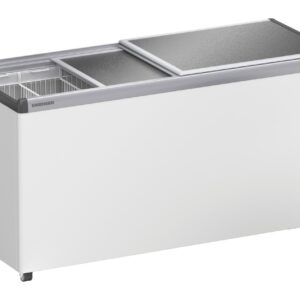 Liebherr EFE 5100 Eiscreme-Gefriertruhe mit Aluminium-Schiebedeckel und Lenkrollen