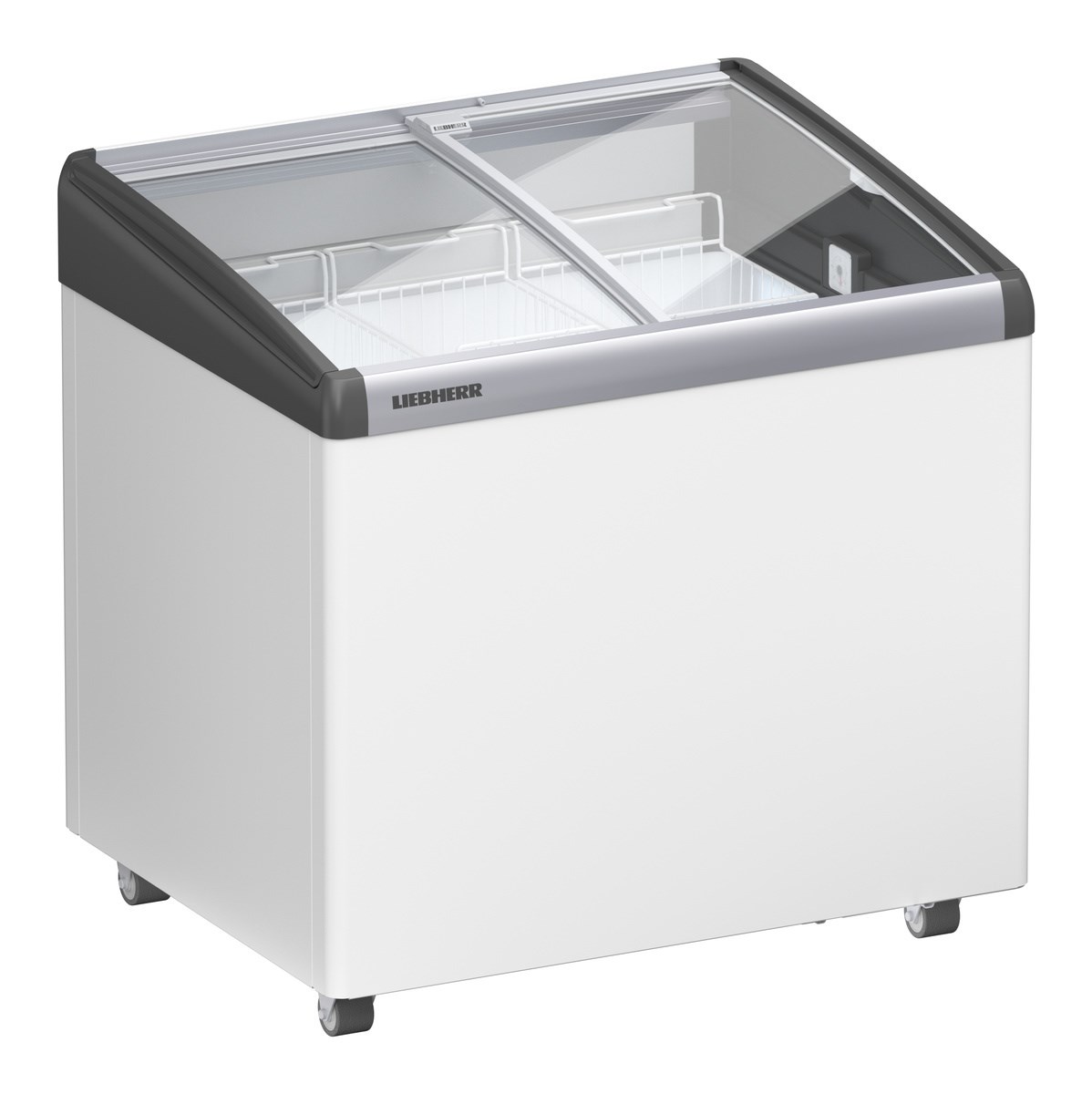 Liebherr EFI 2153 Eiscreme-Gefriertruhe mit Glasschiebedeckel und Lenkrollen – Bild 1