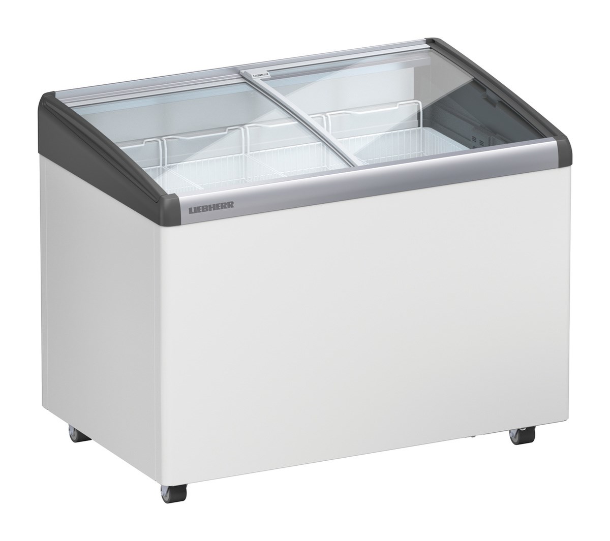 Liebherr EFI 2853 Eiscreme-Gefriertruhe mit Glasschiebedeckel und Lenkrollen – Bild 2