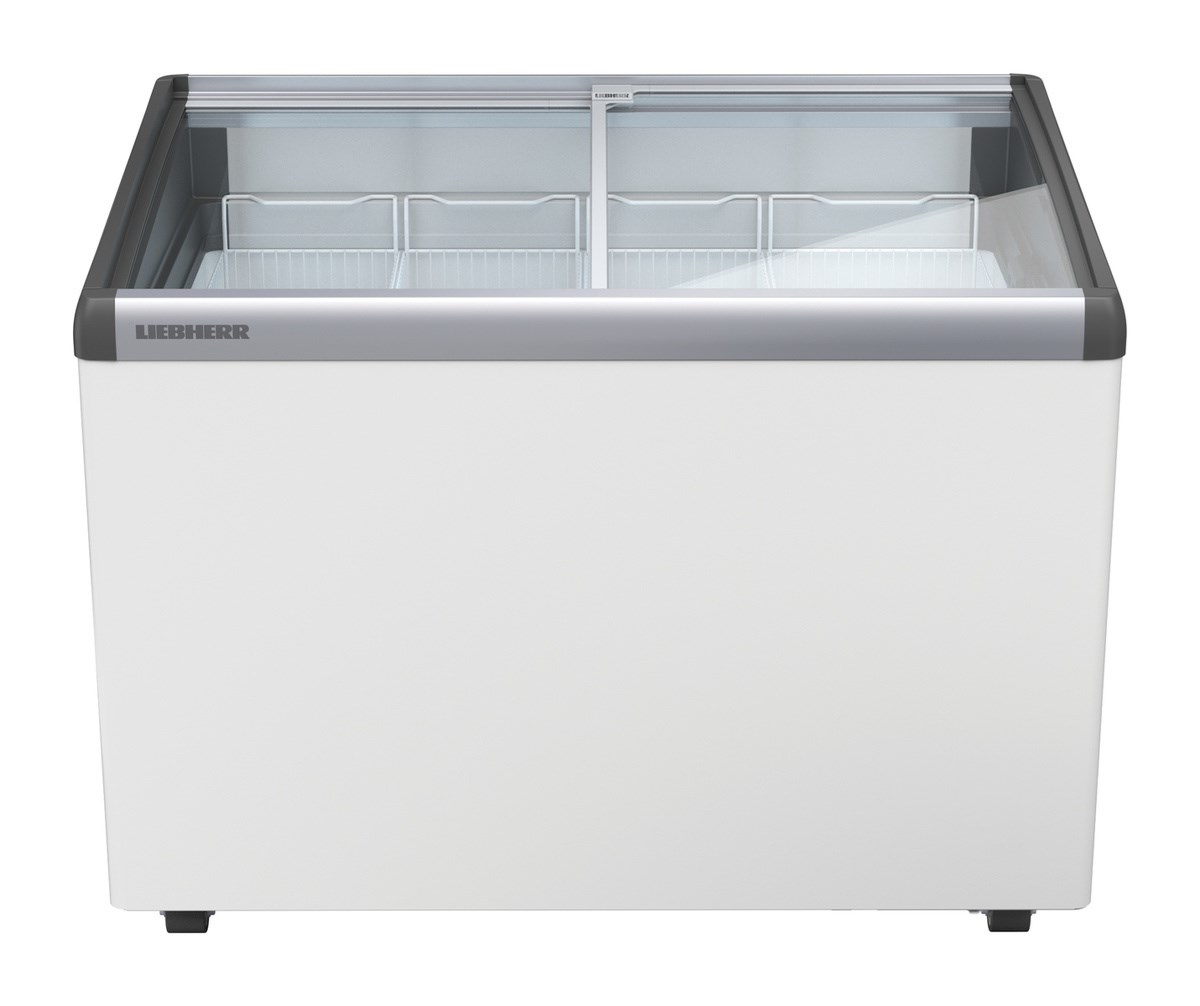 Liebherr EFI 2853 Eiscreme-Gefriertruhe mit Glasschiebedeckel und Lenkrollen – Bild 3