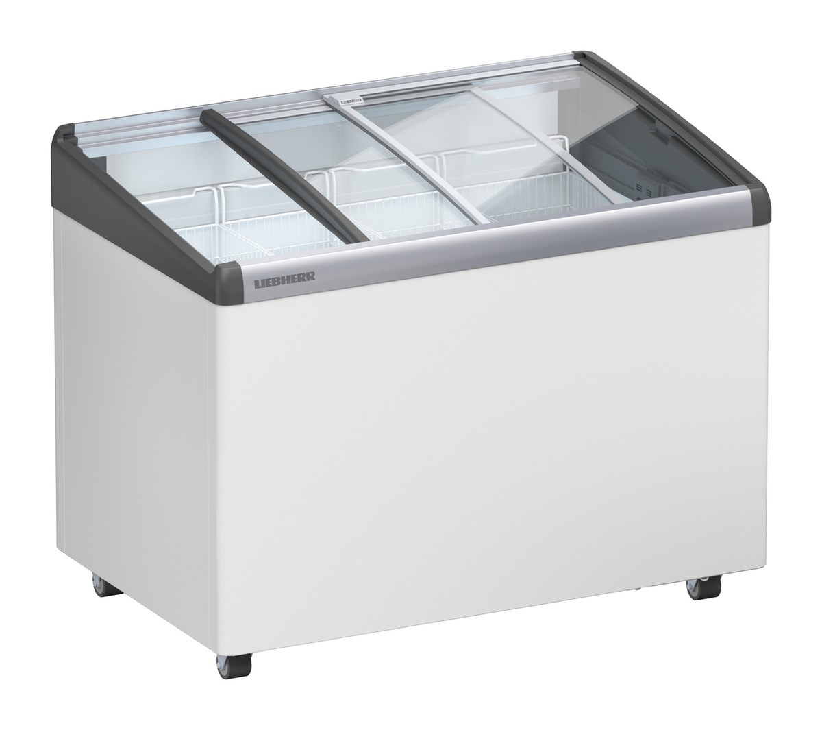 Liebherr EFI 2853 Eiscreme-Gefriertruhe mit Glasschiebedeckel und Lenkrollen – Bild 1