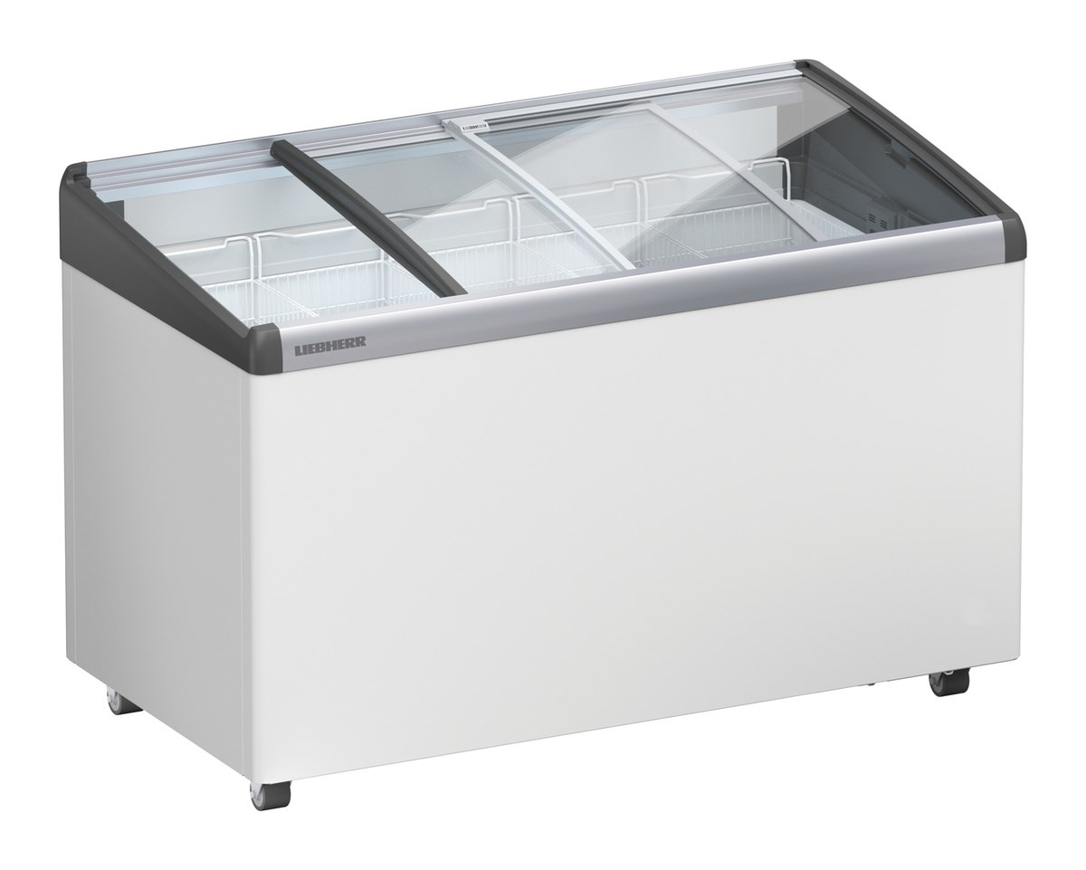 Liebherr EFI 3553 Eiscreme-Gefriertruhe mit Glasschiebedeckel und Lenkrollen – Bild 1
