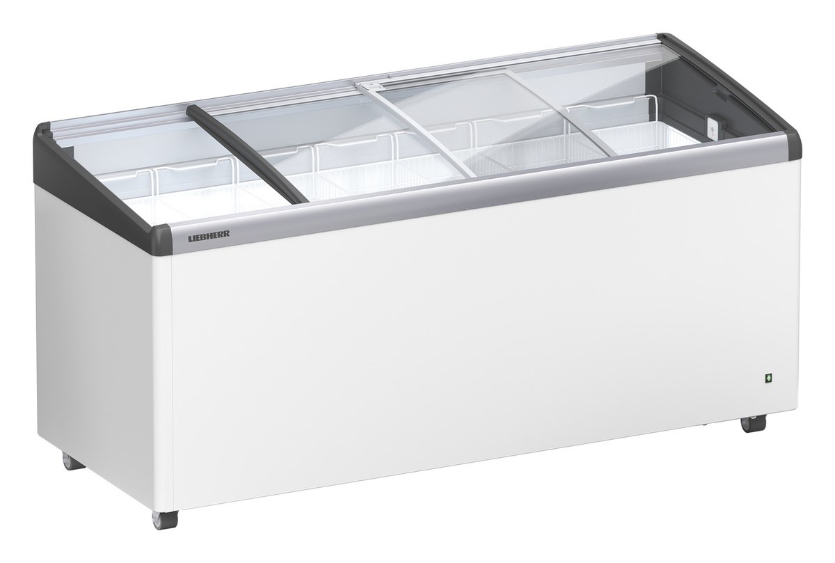 Liebherr EFI 4853 Eiscreme-Gefriertruhe mit Glasschiebedeckel und Lenkrollen – Bild 1