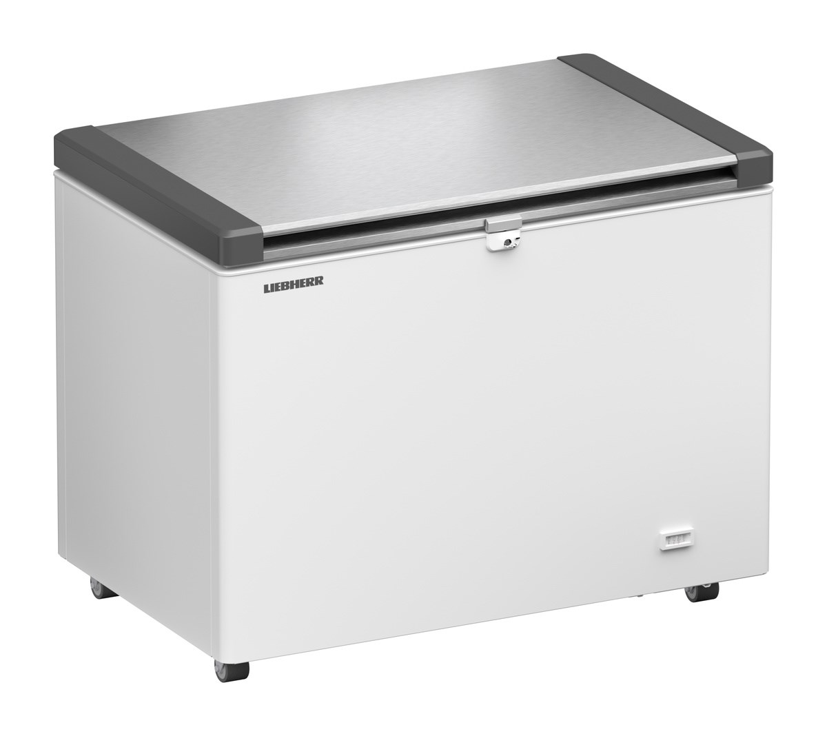 Liebherr EFL 3056 Gefriertruhe mit Edelstahl-Deckel, Lenkrollen und LED – Bild 1