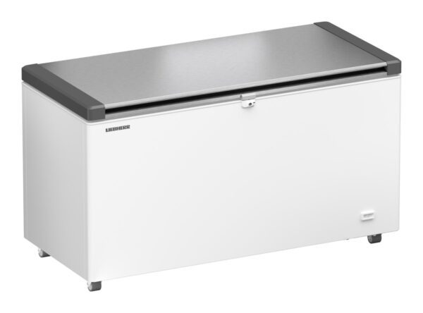 Liebherr EFL 4656 Gefriertruhe mit Edelstahl-Deckel, Lenkrollen und LED
