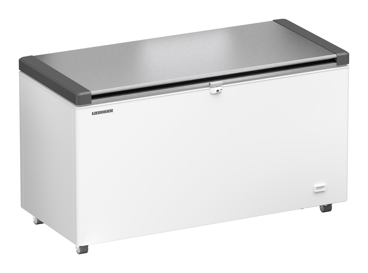 Liebherr EFL 4656 Gefriertruhe mit Edelstahl-Deckel, Lenkrollen und LED – Bild 1
