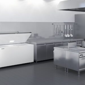 Liebherr EFL 4656 Gefriertruhe mit Edelstahl-Deckel, Lenkrollen und LED – Bild 4