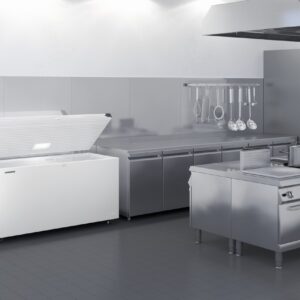 Liebherr EFL 4656 Gefriertruhe mit Edelstahl-Deckel, Lenkrollen und LED – Bild 5