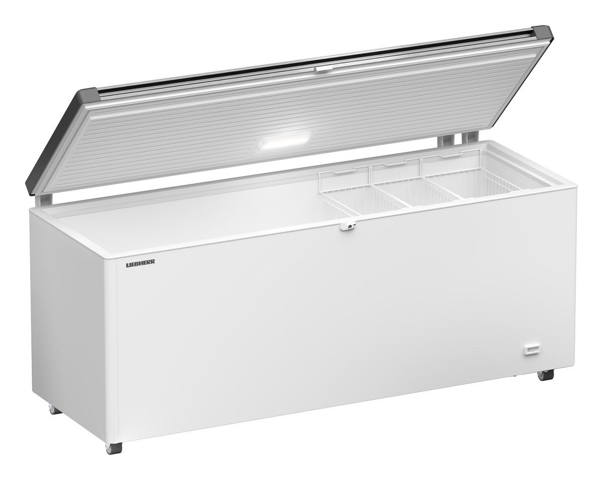 Liebherr EFL 6056 Gefriertruhe mit Edelstahl-Deckel, Lenkrollen und LED – Bild 3