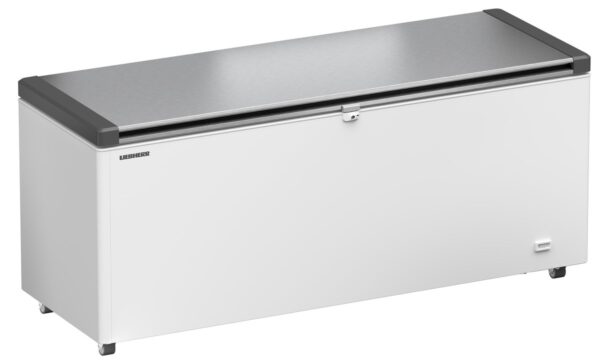 Liebherr EFL 6056 Gefriertruhe mit Edelstahl-Deckel, Lenkrollen und LED