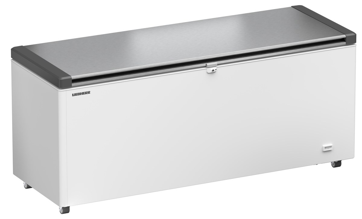 Liebherr EFL 6056 Gefriertruhe mit Edelstahl-Deckel, Lenkrollen und LED – Bild 1