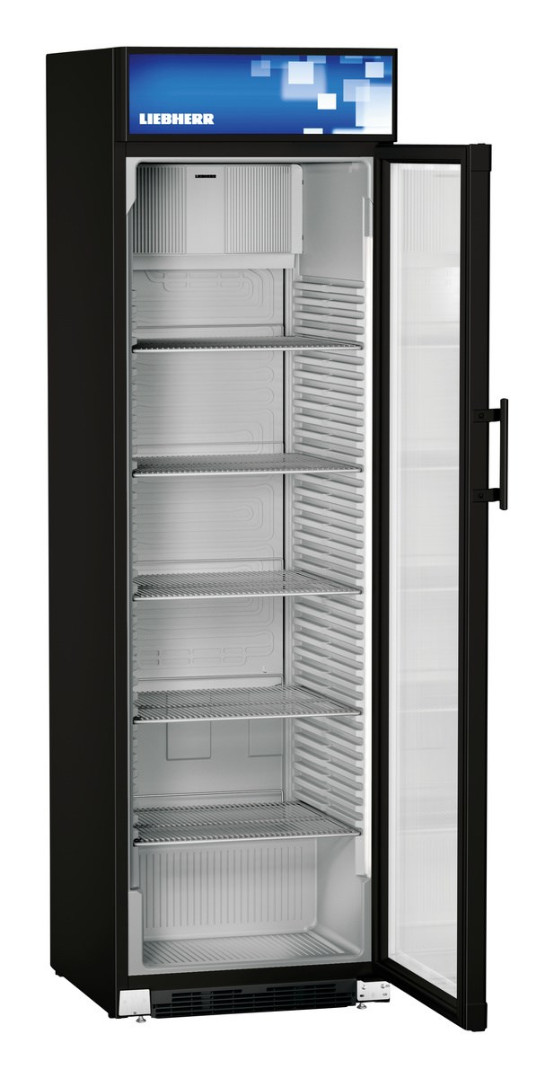 Liebherr FKDv 4213 Comfort Getränkekühlschrank mit Glastür und LED schwarz – Bild 1