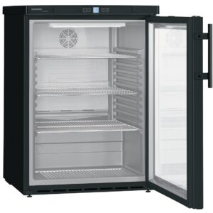 Liebherr FKUv 1613 Premium Getränkekühlschrank mit Glastür und LED Unterbaufähig - Schwarz