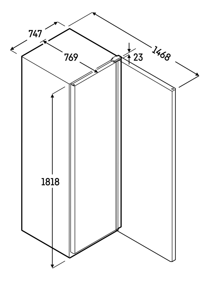 Liebherr FRFBvg 5501 Perfection BlackSteel Kühlschrank mit Umluftkühlung – Bild 5
