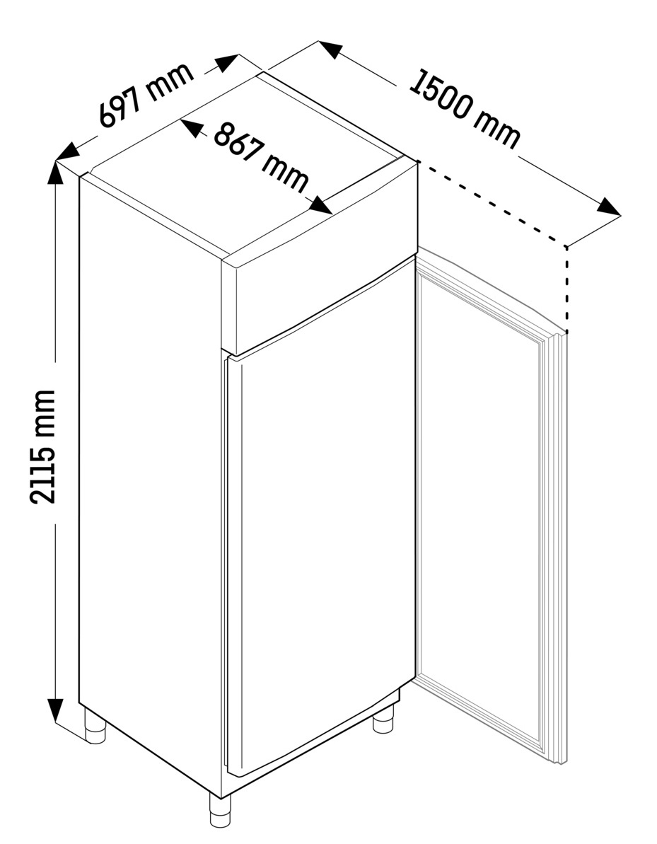 Liebherr FRPSvh 6511 Perfection Kühlschrank GN 2/1 mit Umluftkühlung – Bild 5