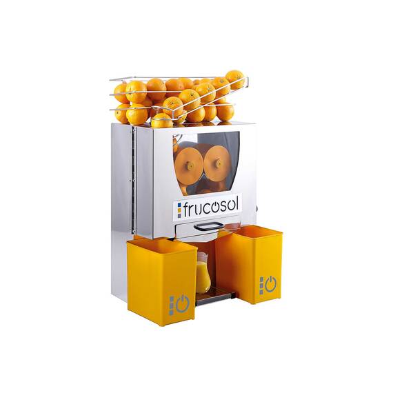 Frucosol F 50 Automatische Fruchtsaftpresse mit Zuführungsschiene