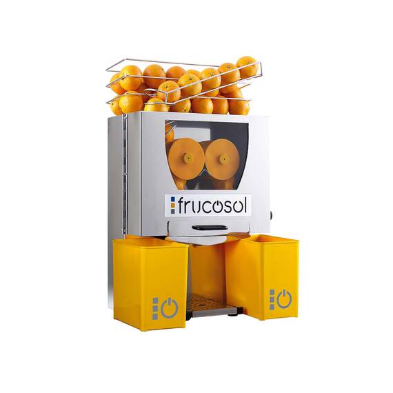 Frucosol F 50 Automatische Fruchtsaftpresse mit Zuführungsschiene
